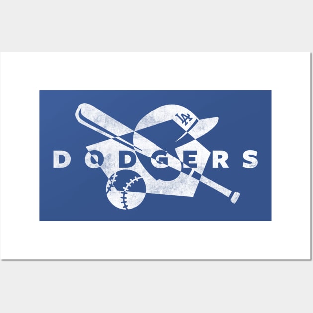 Modern Dodgers by Buck Tee Wall Art by Buck Tee